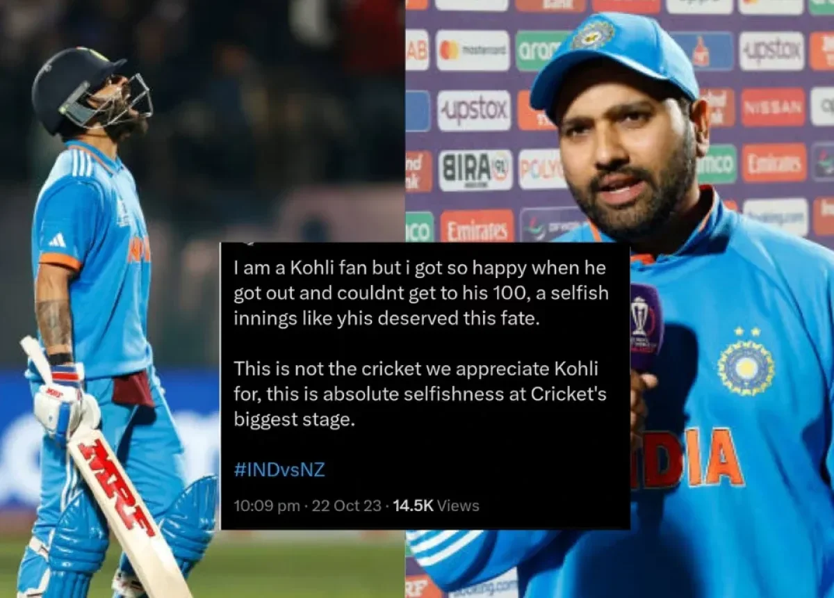 Was Virat Kohli 'selfish' Cricket World Cup 2023