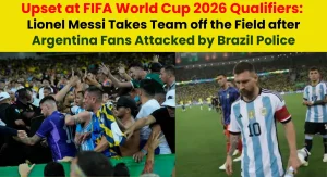 Upset at FIFA World Cup 2026 Qualifiers Lionel Messi Takes Team off the Field after Argentina Fans Attacked by Brazil Police