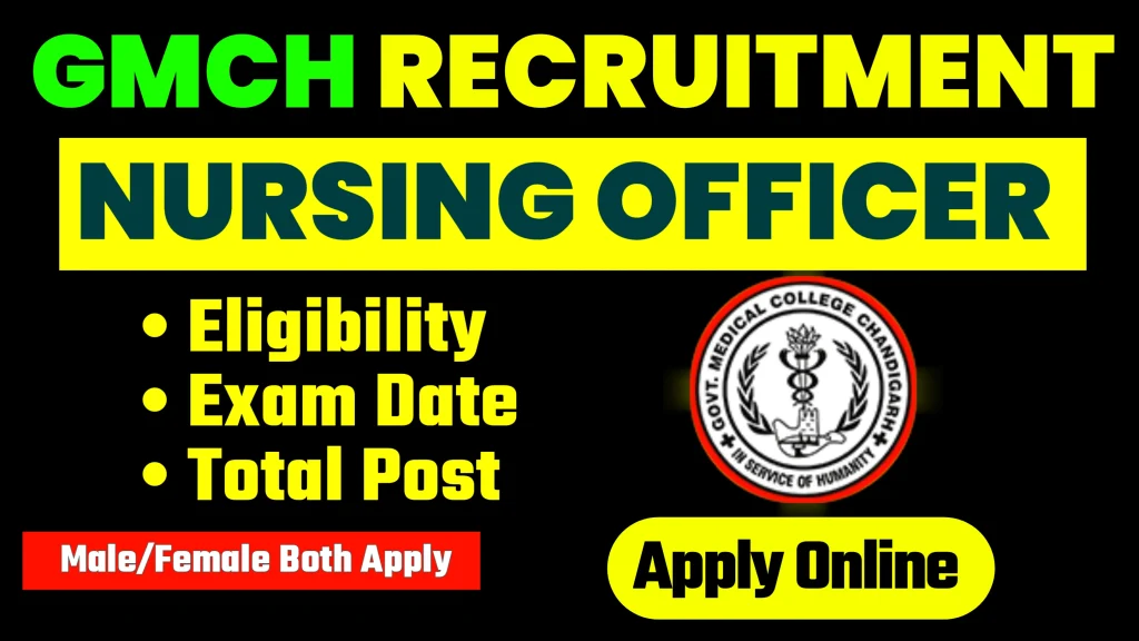 GMCH Nursing Officer Recruitment